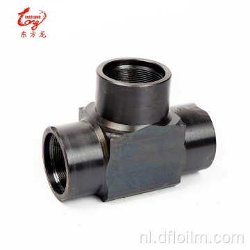 Joint Tubing Connector Pipe Fitting Tee Pipe CNC2-7 / 8